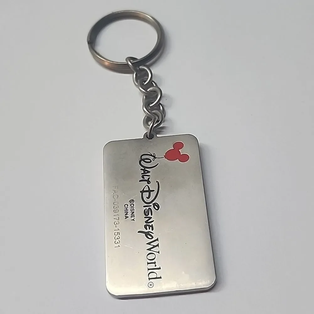 Walt Disney World '#1 Tia'' Polished Aluminum Key Chain